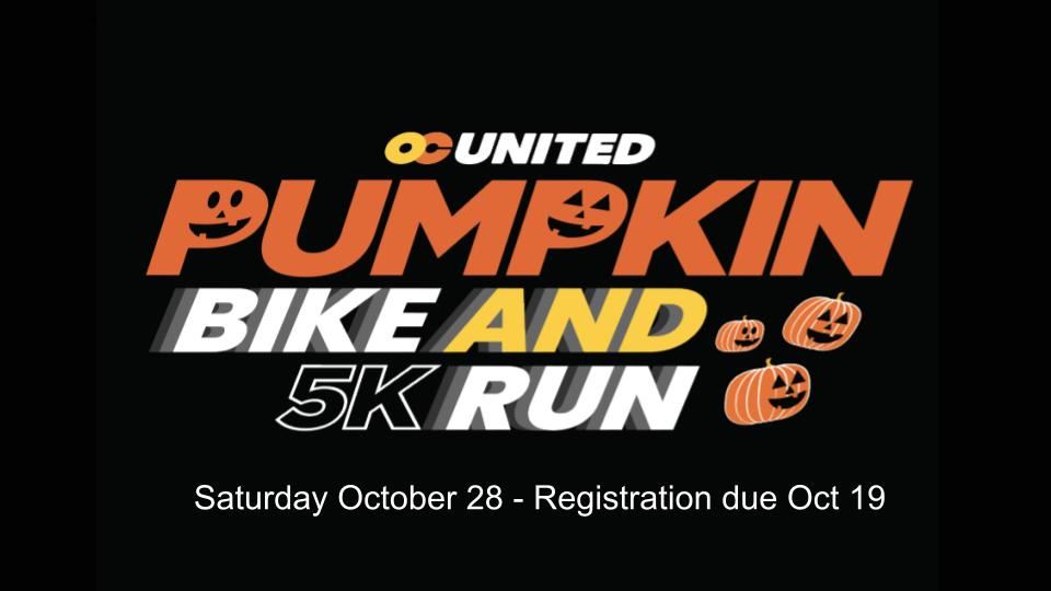  OC United Pumpkin Run - Saturday October 28